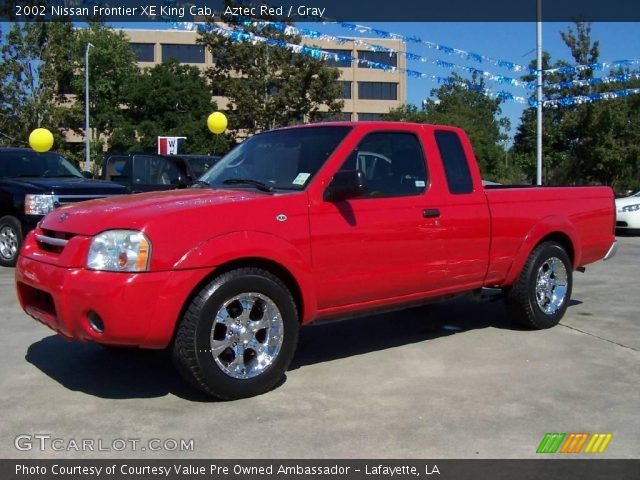 2002 Nissan Frontier XE King Cab in Aztec Red