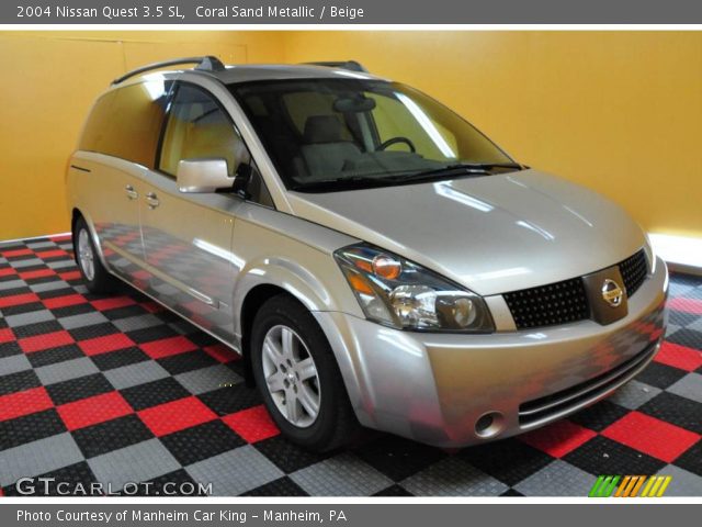 2004 Nissan Quest 3.5 SL in Coral Sand Metallic