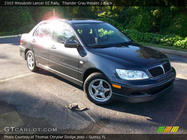 2003 Mitsubishi Lancer OZ Rally in Thunder Gray Metallic