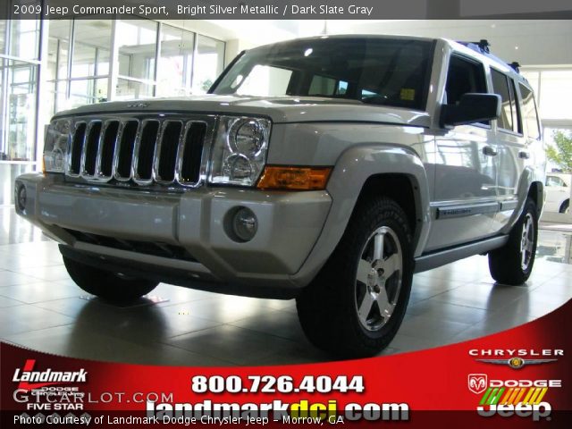 2009 Jeep Commander Sport in Bright Silver Metallic