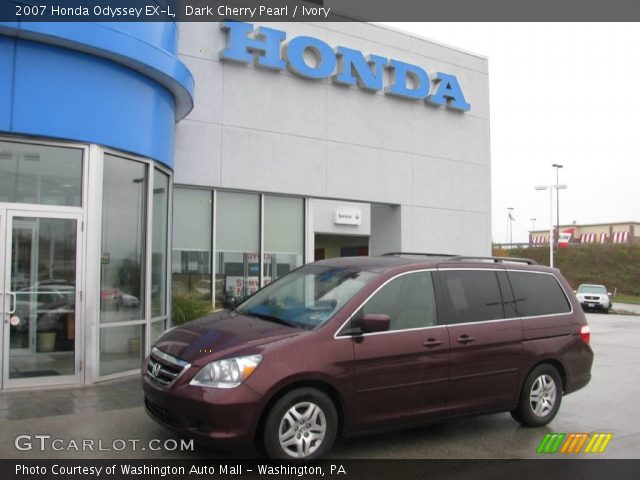 2007 Honda Odyssey EX-L in Dark Cherry Pearl