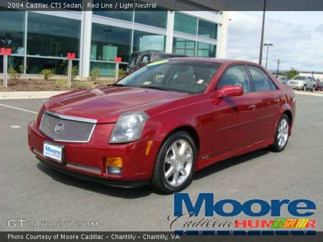 2004 Cadillac CTS Sedan in Red Line