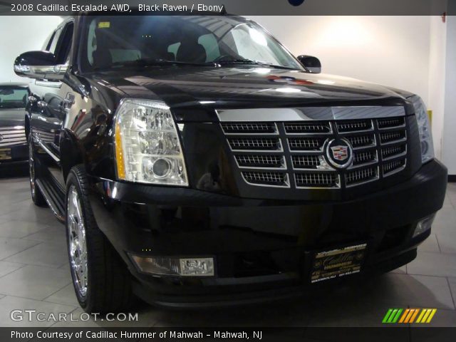 2008 Cadillac Escalade AWD in Black Raven