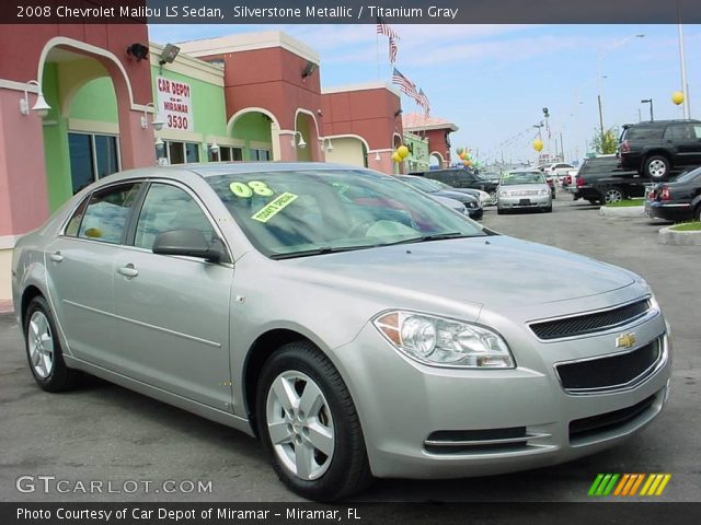 2008 Chevrolet Malibu LS Sedan in Silverstone Metallic