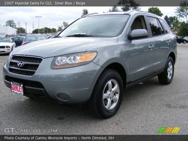 2007 Hyundai Santa Fe GLS in Silver Blue