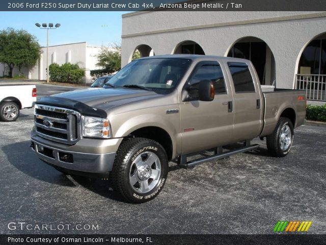 2006 Ford F250 Super Duty Lariat Crew Cab 4x4 in Arizona Beige Metallic