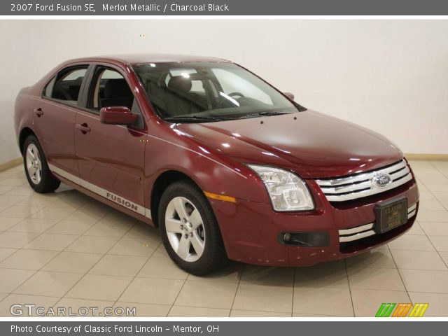 2007 Ford Fusion SE in Merlot Metallic