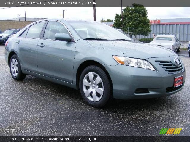 2007 Toyota Camry LE in Aloe Green Metallic