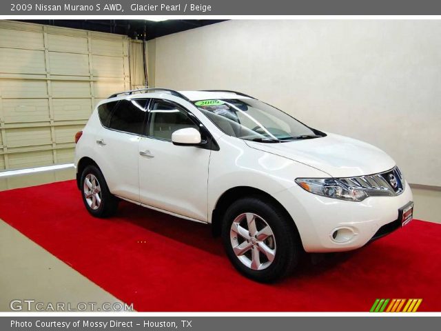 2009 Nissan Murano S AWD in Glacier Pearl