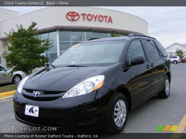 2009 Toyota Sienna LE in Black