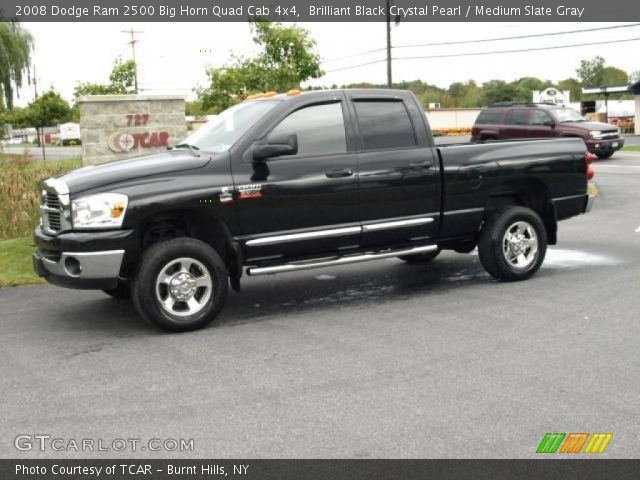 2008 Dodge Ram 2500 Big Horn Quad Cab 4x4 in Brilliant Black Crystal Pearl