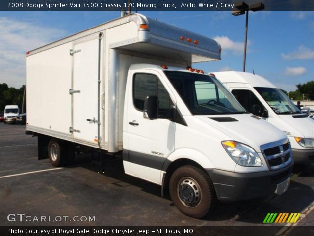 2008 Dodge Sprinter Van 3500 Chassis 170 Moving Truck in Arctic White
