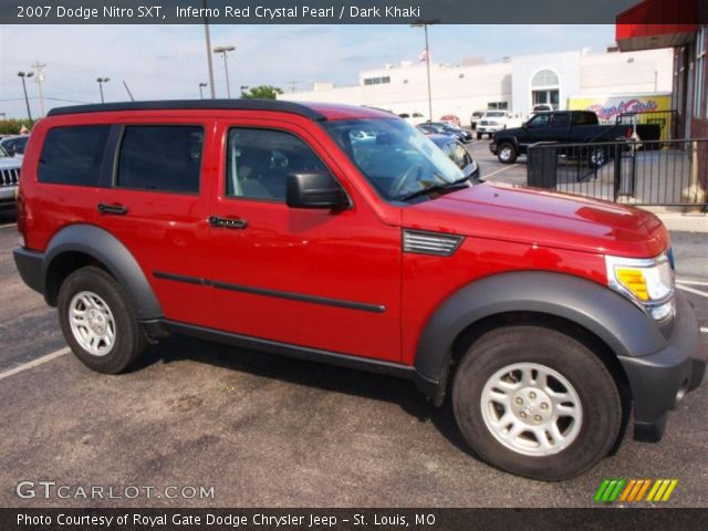 2007 Dodge Nitro SXT in Inferno Red Crystal Pearl