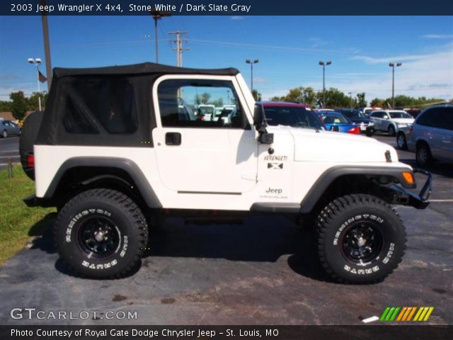 2003 Jeep Wrangler X 4x4 in Stone White