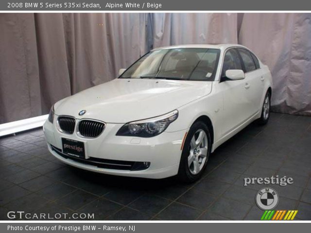 Alpine White 2008 BMW 5 Series 535xi Sedan with Beige interior 2008 BMW 5 Alpine White 2008 BMW 5 Series 535xi Sedan with Beige interior 2008 BMW 5