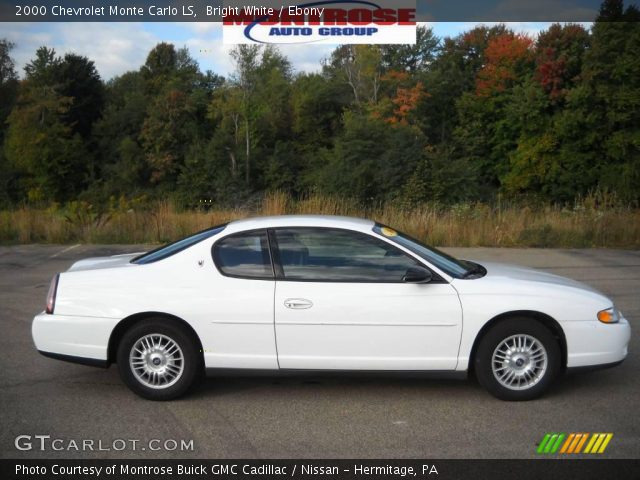 2000 Chevrolet Monte Carlo LS in Bright White