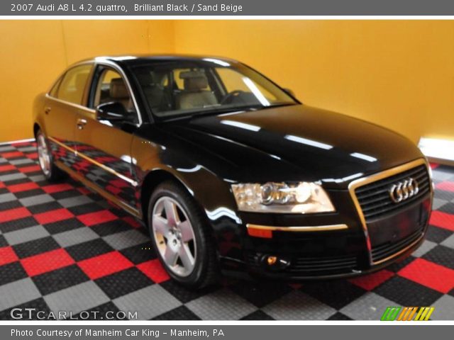 2007 Audi A8 L 4.2 quattro in Brilliant Black