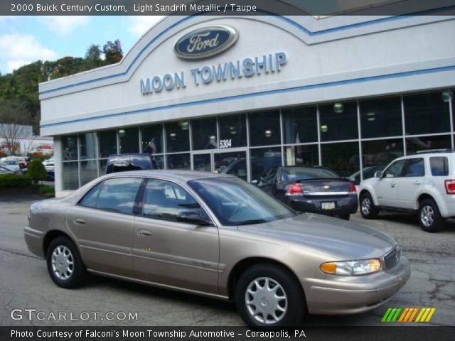 2000 Buick Century Custom in Light Sandrift Metallic