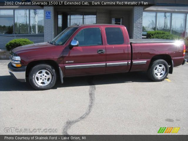 2002 Chevrolet Silverado 1500 LT Extended Cab in Dark Carmine Red Metallic