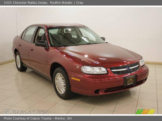 2003 Chevrolet Malibu Sedan in Redfire Metallic
