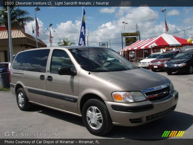 2003 Chevrolet Venture LS in Light Sandrift Metallic