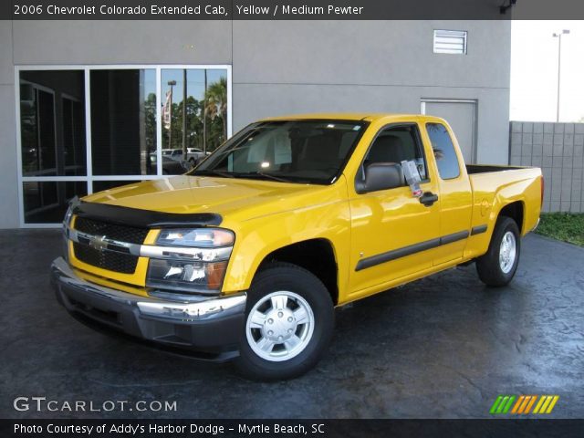 2006 Chevrolet Colorado Extended Cab in Yellow