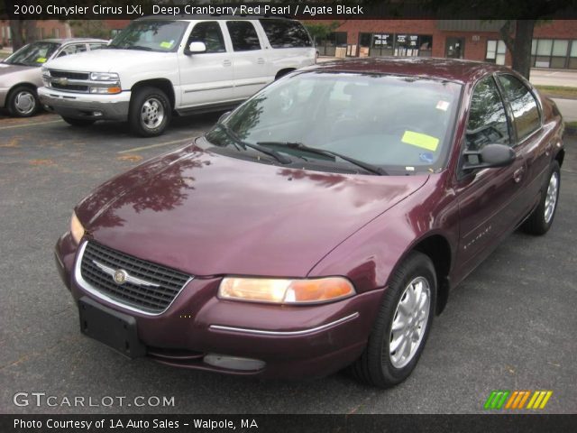 2000 Chrysler Cirrus LXi in Deep Cranberry Red Pearl