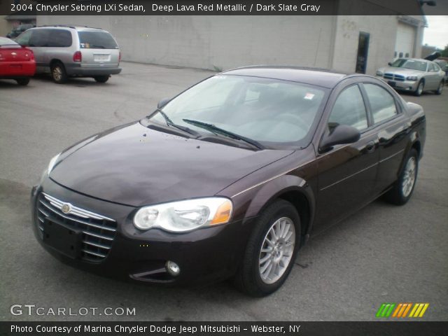 2004 Chrysler Sebring LXi Sedan in Deep Lava Red Metallic