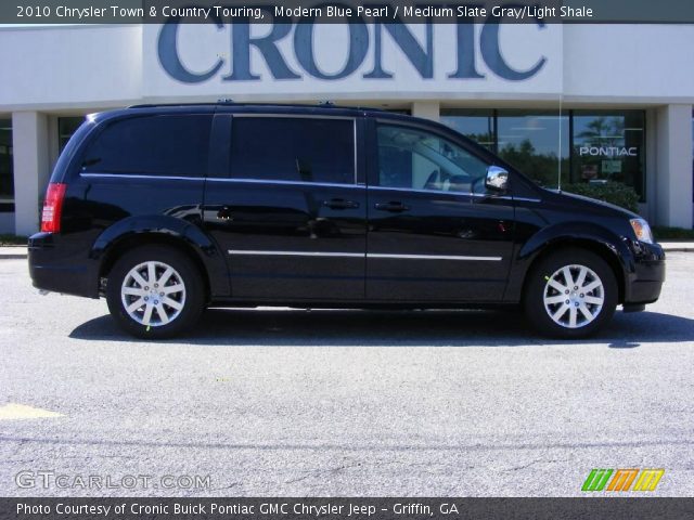 2010 Chrysler Town & Country Touring in Modern Blue Pearl