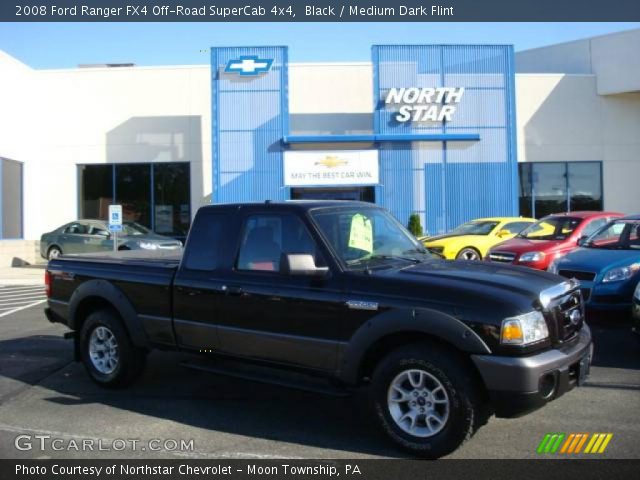 2008 Ford Ranger FX4 Off-Road SuperCab 4x4 in Black