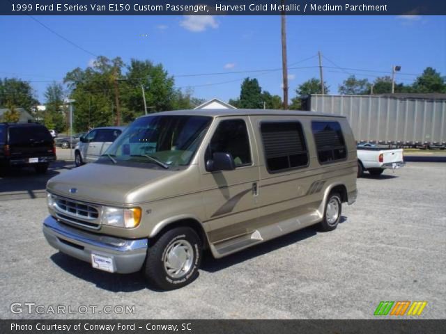 1999 Ford E Series Van E150 Custom Passenger in Harvest Gold Metallic