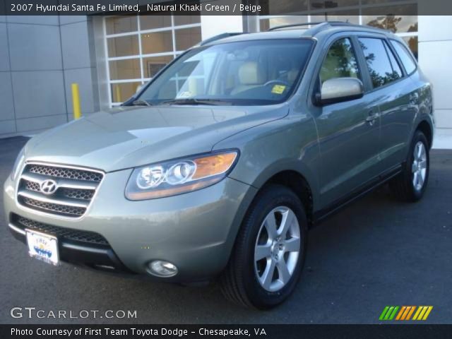 2007 Hyundai Santa Fe Limited in Natural Khaki Green