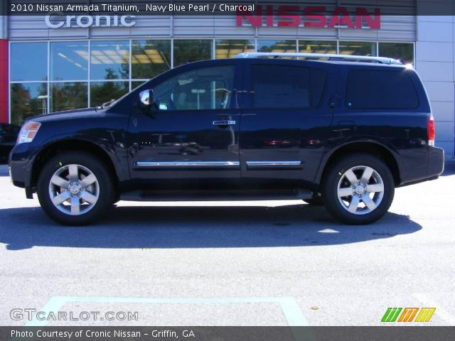 2010 Nissan Armada Titanium in Navy Blue Pearl