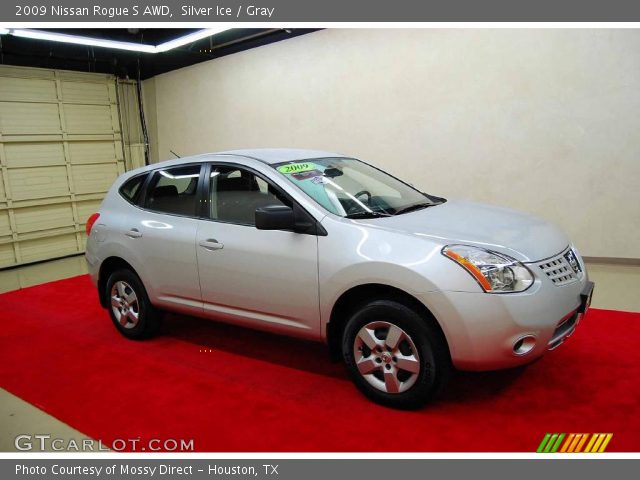 2009 Nissan Rogue S AWD in Silver Ice