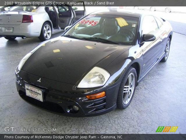 2003 Mitsubishi Eclipse GTS Coupe in Kalapana Black