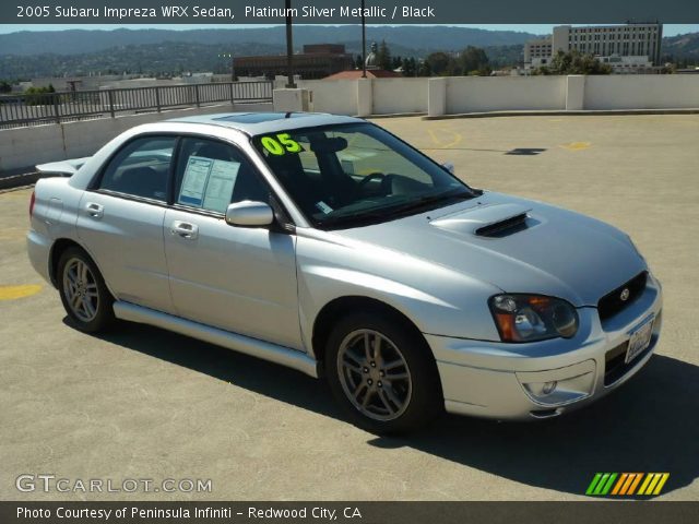 2005 Subaru Impreza WRX Sedan in Platinum Silver Metallic