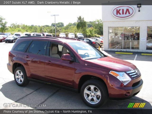 2007 Suzuki XL7 AWD in Dark Cranberry Metallic