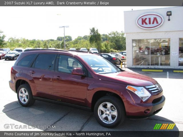 2007 Suzuki XL7 Luxury AWD in Dark Cranberry Metallic