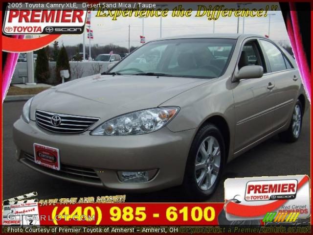 2005 Toyota Camry XLE in Desert Sand Mica