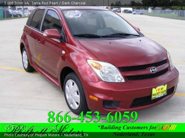 2006 Scion xA  in Salsa Red Pearl