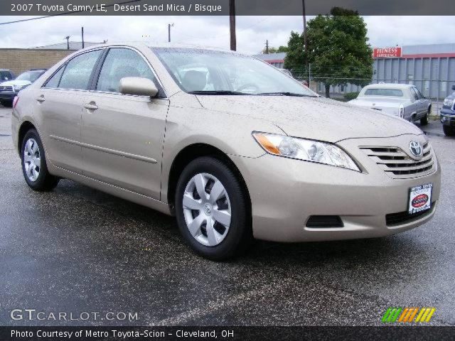 2007 Toyota Camry LE in Desert Sand Mica