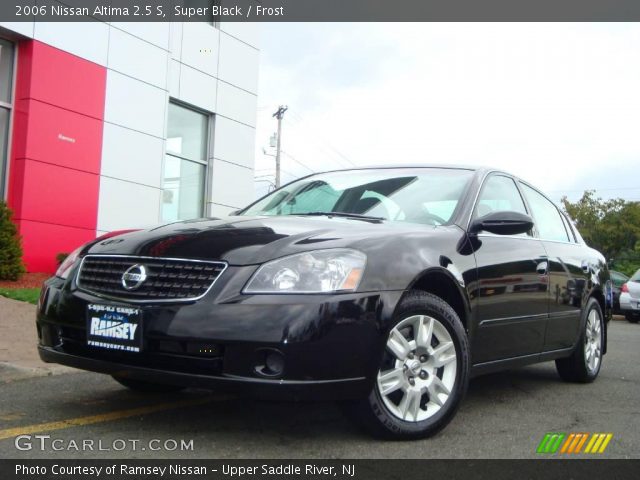 2006 Nissan Altima 2.5 S in Super Black