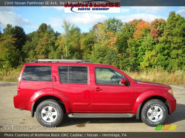 2006 Nissan Pathfinder SE 4x4 in Red Brawn Pearl