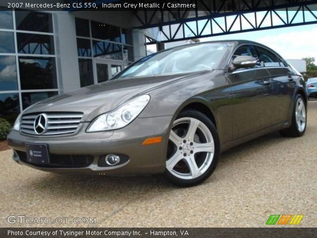 2007 Mercedes-Benz CLS 550 in Indium Grey Metallic