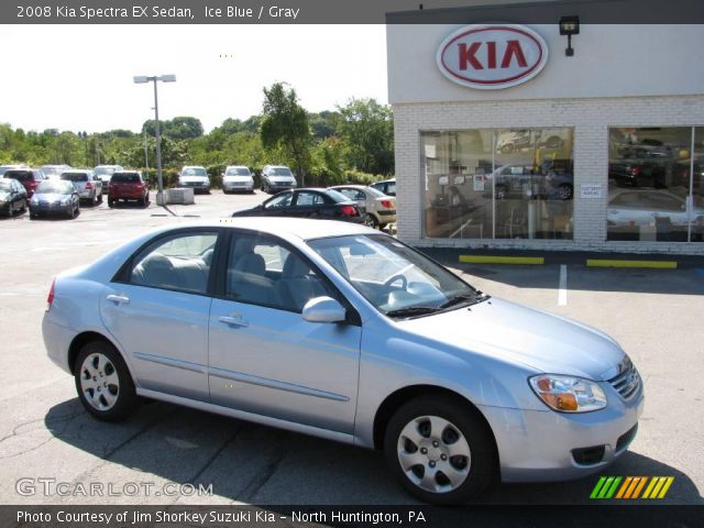 2008 Kia Spectra EX Sedan in Ice Blue
