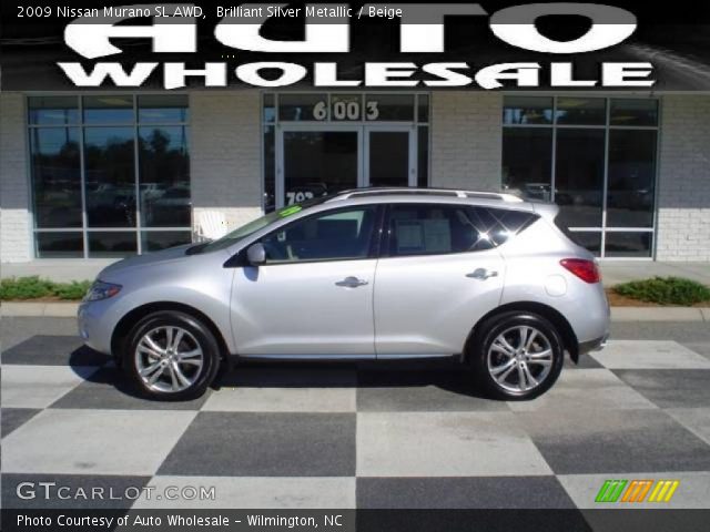 2009 Nissan Murano SL AWD in Brilliant Silver Metallic