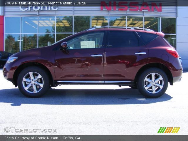 2009 Nissan Murano SL in Merlot Metallic