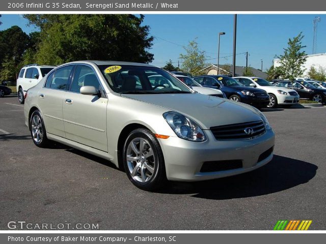 2006 Infiniti G 35 Sedan in Serengeti Sand Metallic
