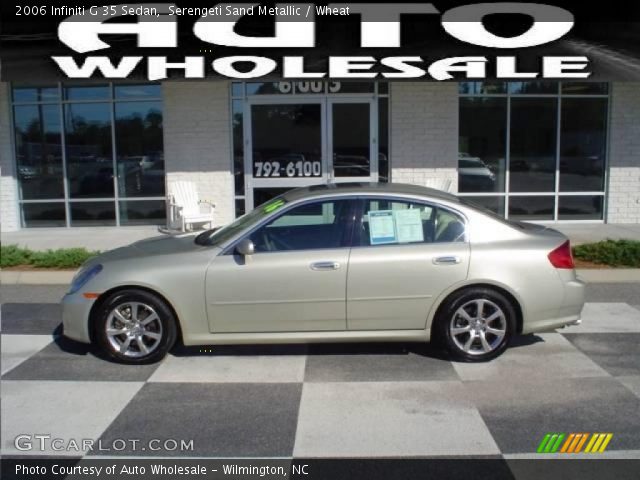 2006 Infiniti G 35 Sedan in Serengeti Sand Metallic