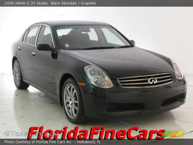 2006 Infiniti G 35 Sedan in Black Obsidian